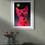 Thumbnail: RAVE CAT AND THE HARVEST MOON | LIMITED EDITION GICLEE ART PRINT