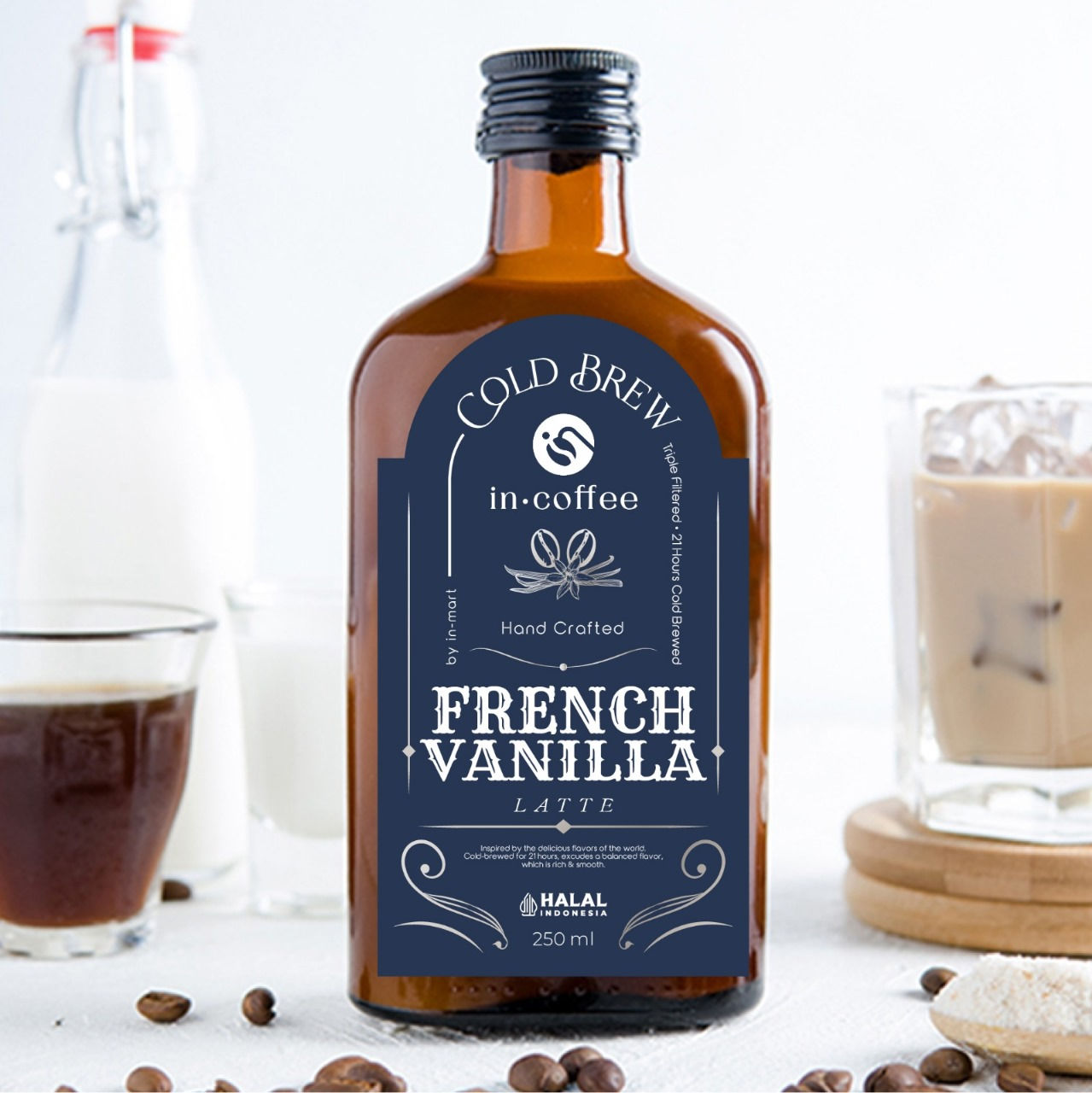 雲尼拿冷泡拿鐵 250ml