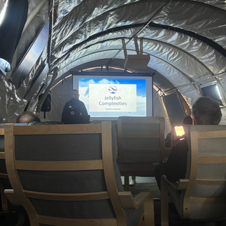 Lecture Hall at Union Glacier, Antarctica
