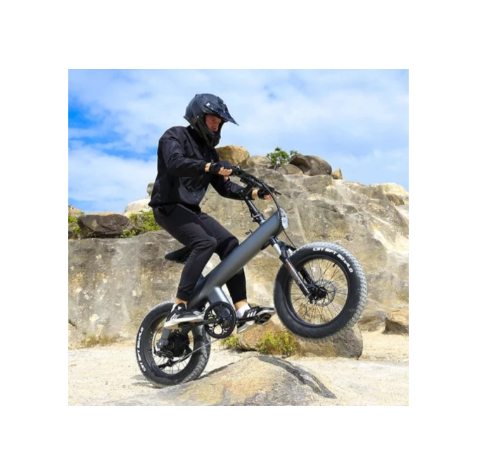 Thumbnail: A guy on an electric bike