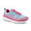 Thumbnail: Skechers Women's Expect Miracles Pink/Blue Chevron Striped Athletic Shoe