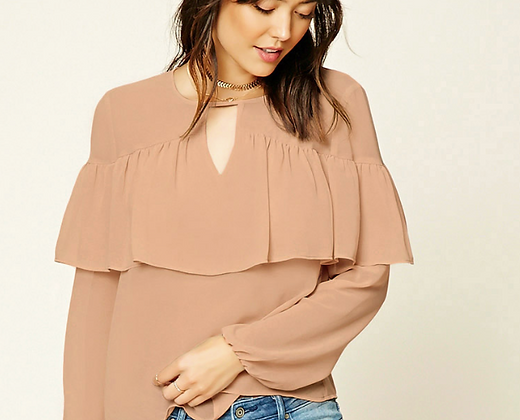 Contemporary Flounce Top