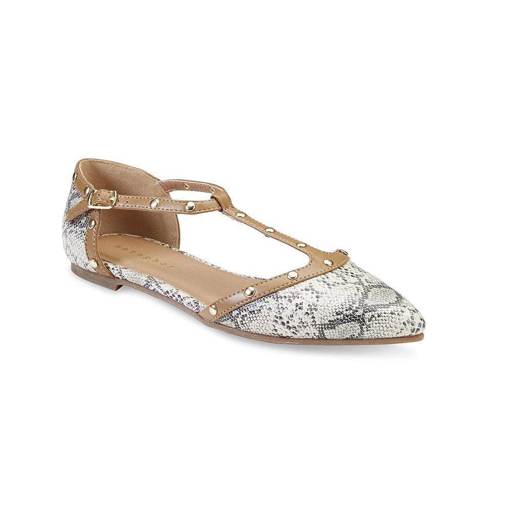 Metaphor Women's Tamia Blue/Brown Flat