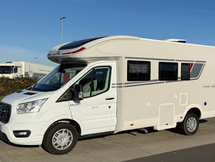 Foto’s van een Rollerteam 287 TL Automaat mobilhome/camper, ingevoerd uit Duitsland en volledig afgehandeld voor België.