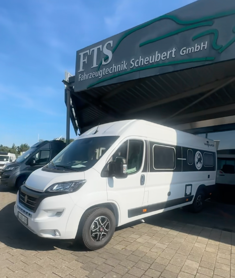 Knaus Van Tourer 630L bij Duitse camperdealer voor import