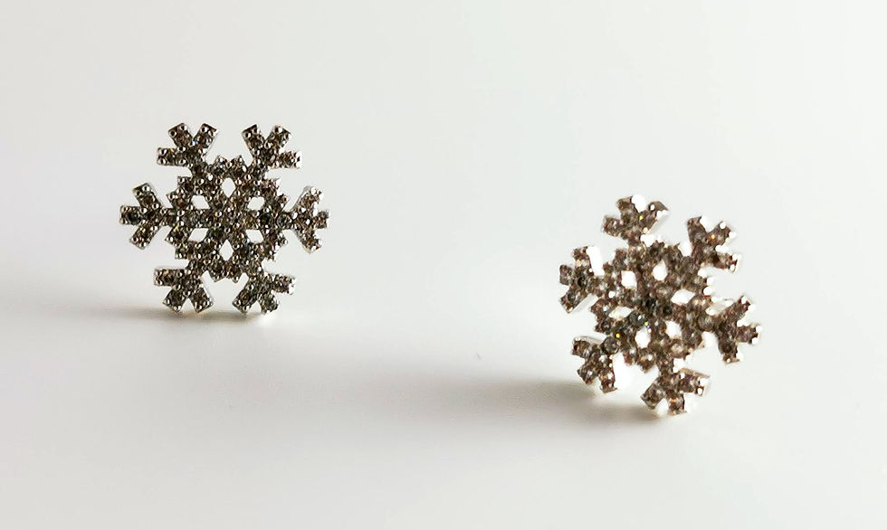 Miniatura: snowflake earring