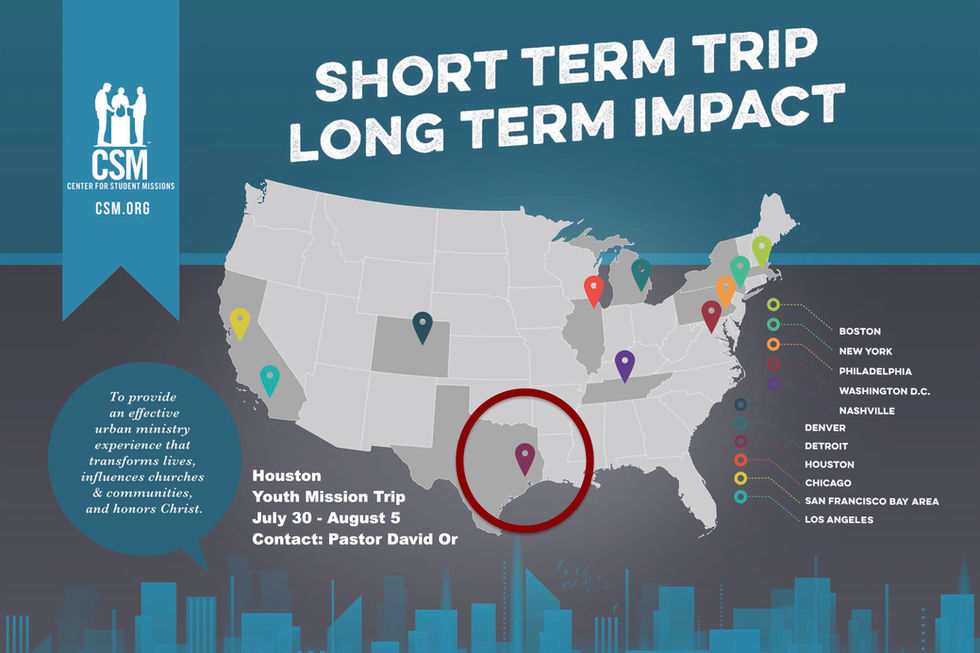 Youth Mission Trip 2017: 7/30/2017 - 8/5/2017