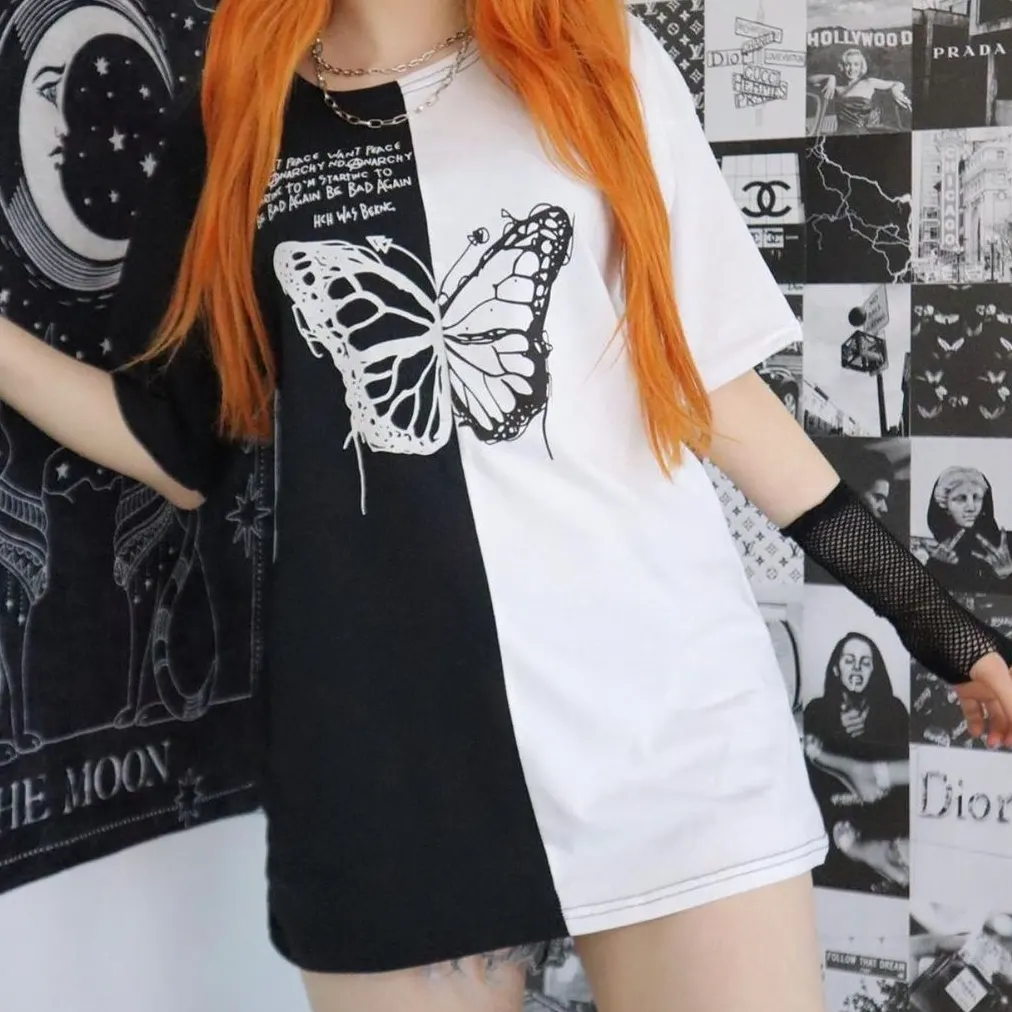 Butterfly (Mariposa) T-shirt Bicolor