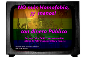 ALEAS IU CLM denuncia la homofobia en TVE