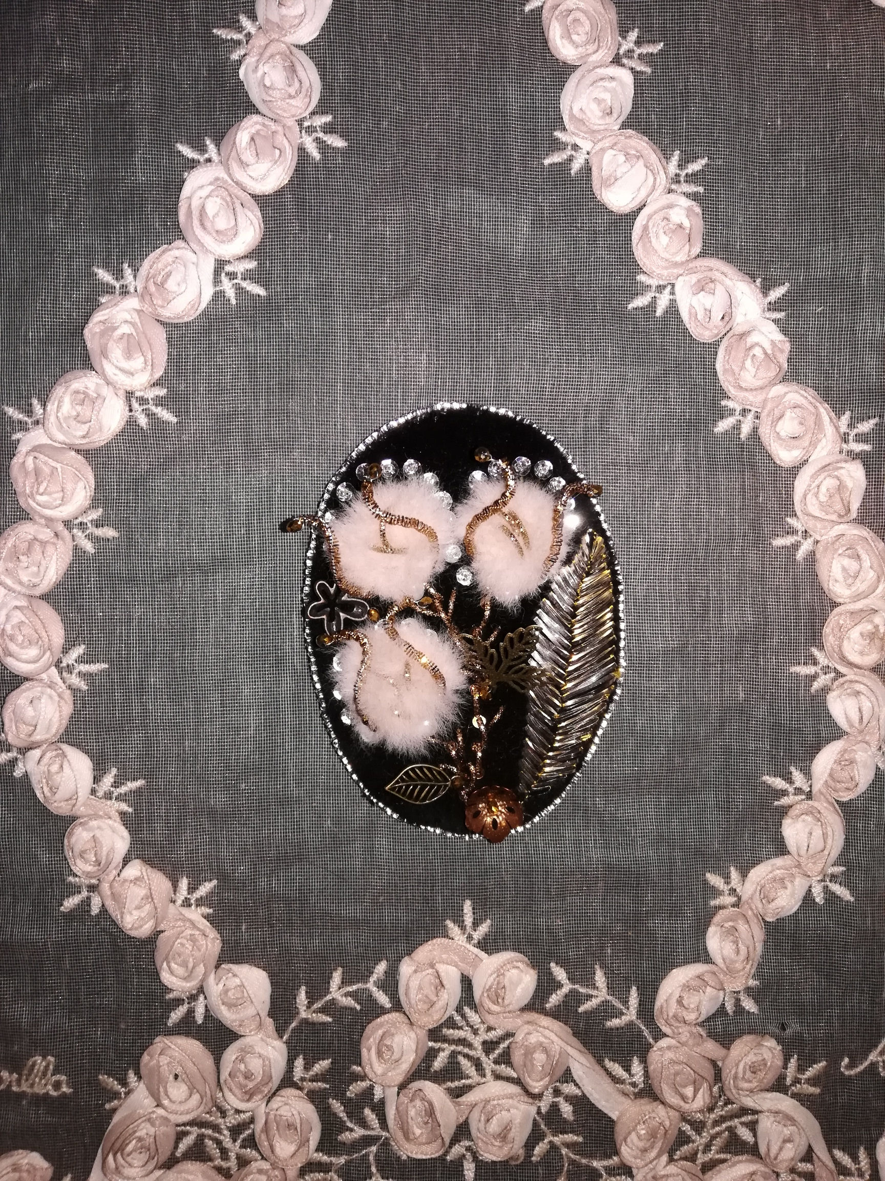 Брошь "Букет" 