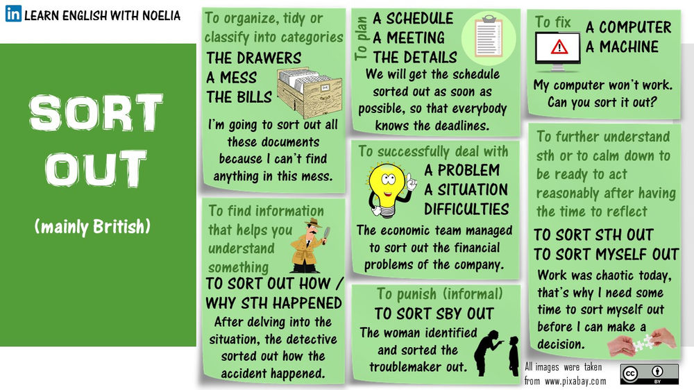 Cork English Teacher On Twitter Phrasal Verbs Sort Out And Its Many Meanings Esl Phrasalverbs English Firstcertificate Elt Ingles Inglese Http T Co Rywvawiock Twitter