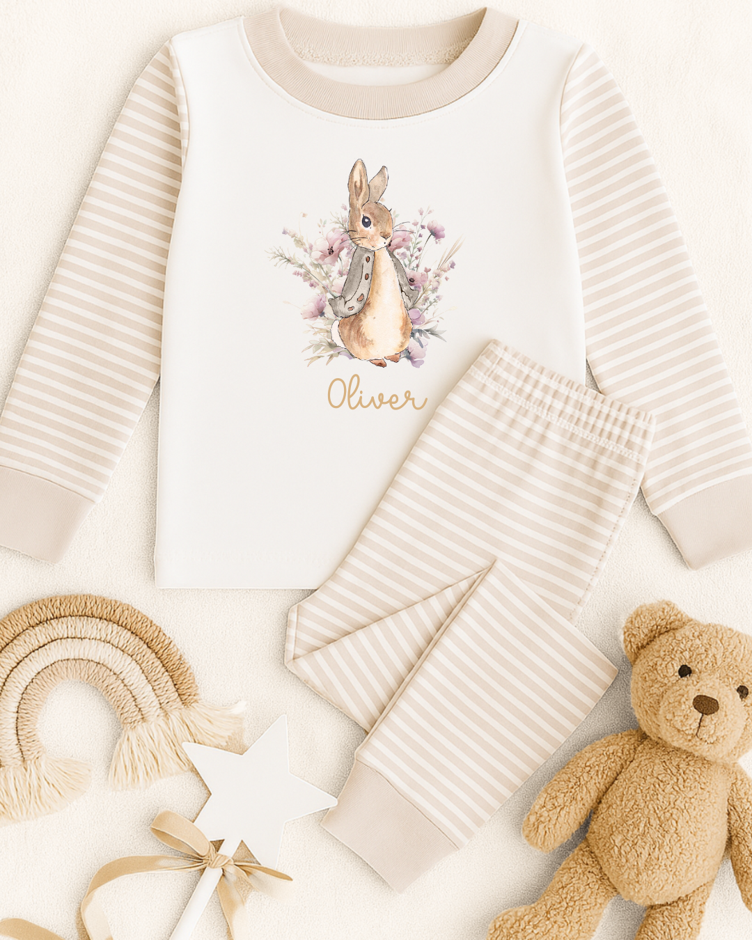 Neutral rabbit pyjamas