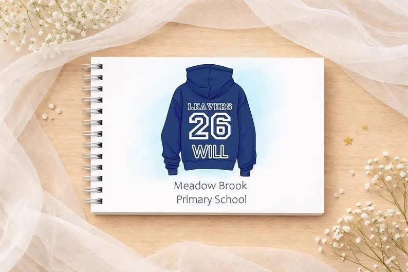 Thumbnail: School leaver hoodie autograph books
