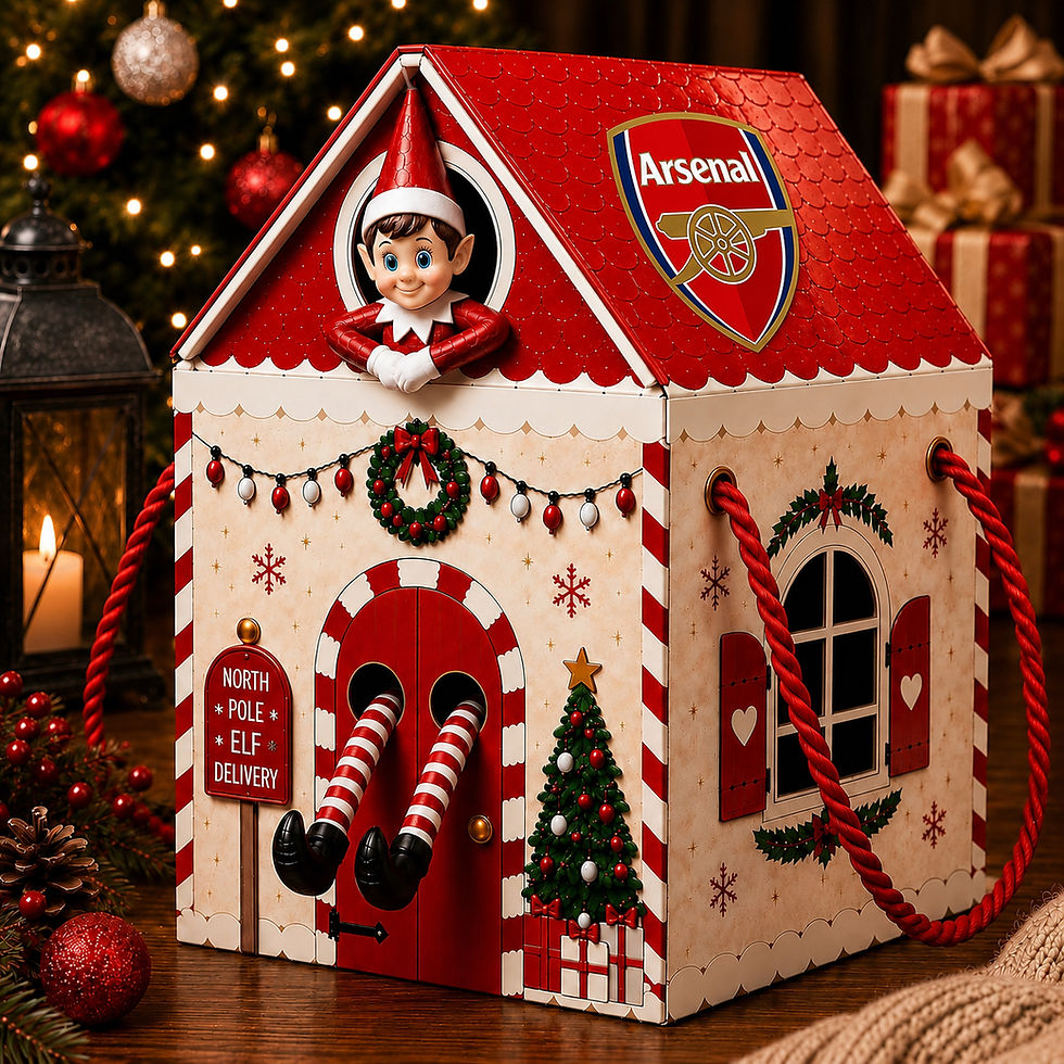 Thumbnail: Elf on the shelf football team arrival houses