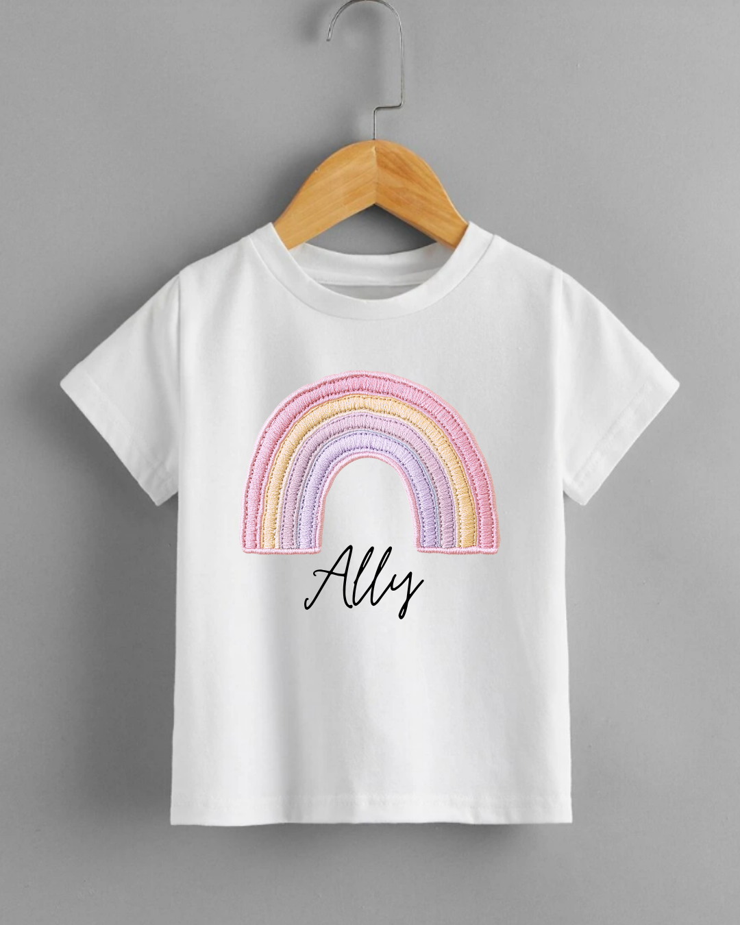 Embroidery Style Rainbow vests and T-shirt