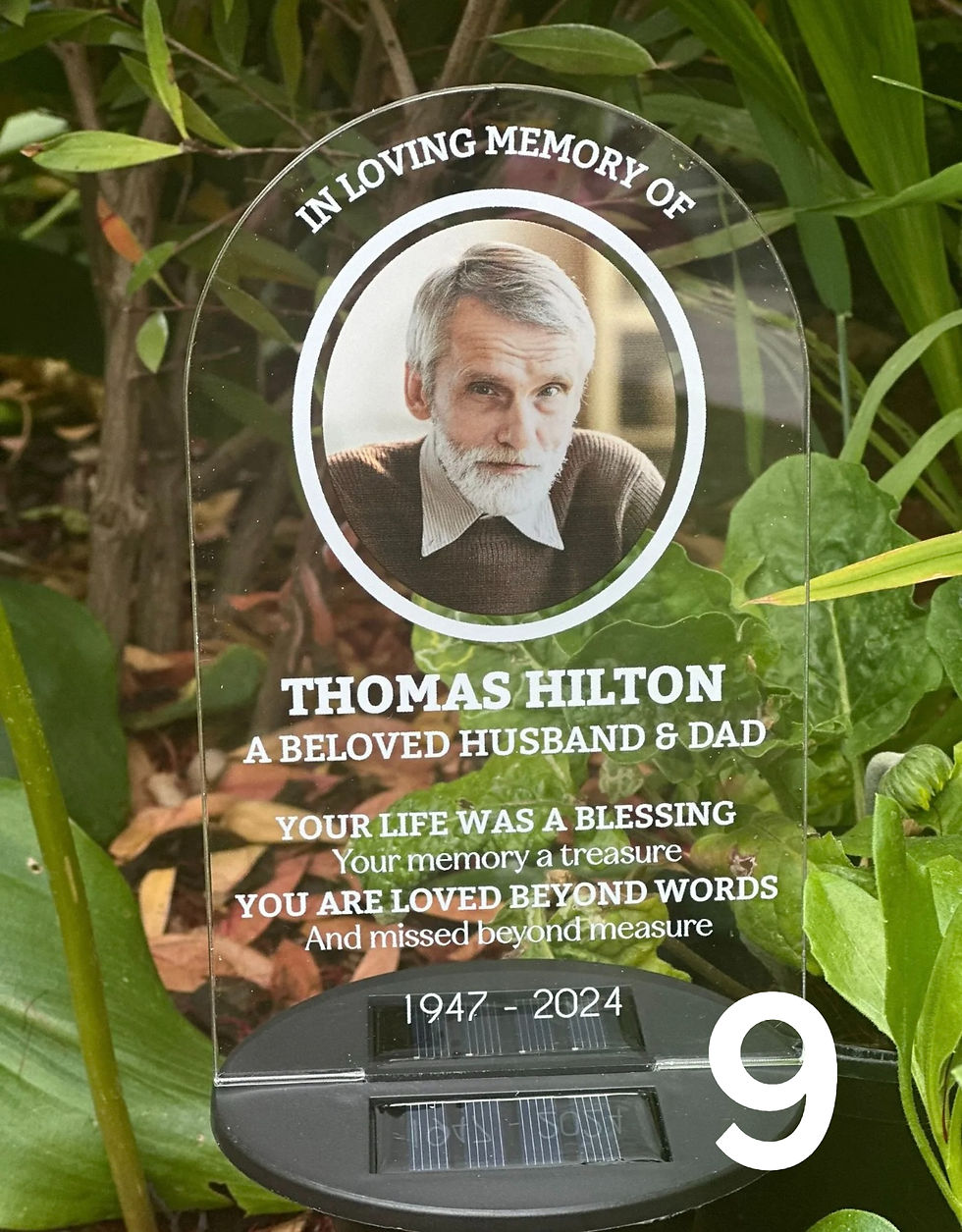 Thumbnail: Memorial photo solar lights