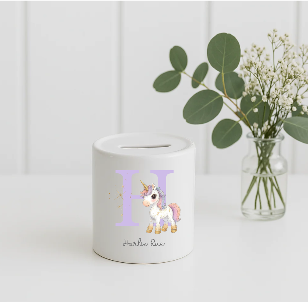 Unicorn money box