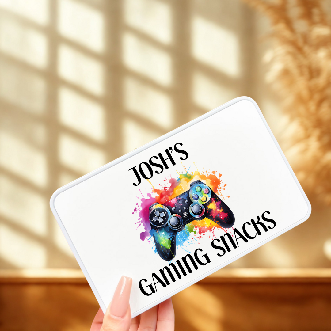 Gaming Snacks Tin