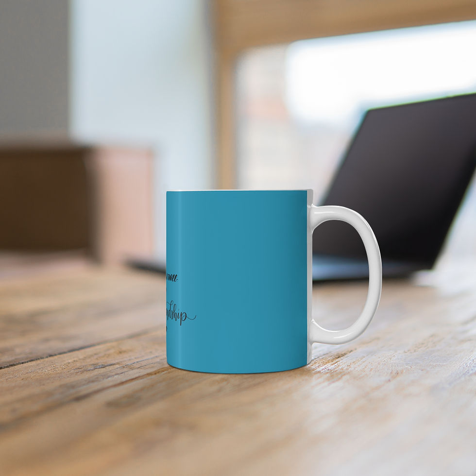 Thumbnail: Mug 11oz FRIENDSHIP TURQUOISE