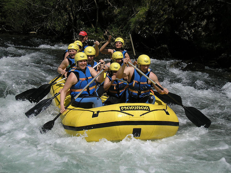 rafting on the Kupa River, Croatia