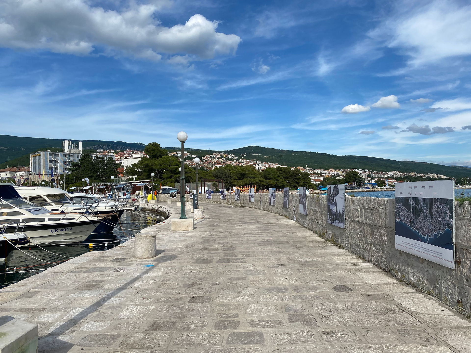 Crikvenica, Croatia pier and marina