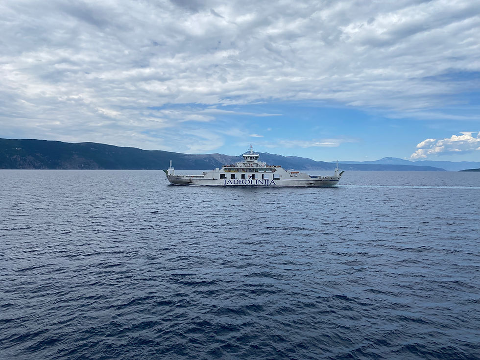 Thumbnail: Jadrolinija Ferry in the Kvarner Bay, Croatia