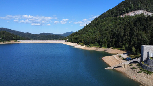 Lokve Lake and Dam, Croatia