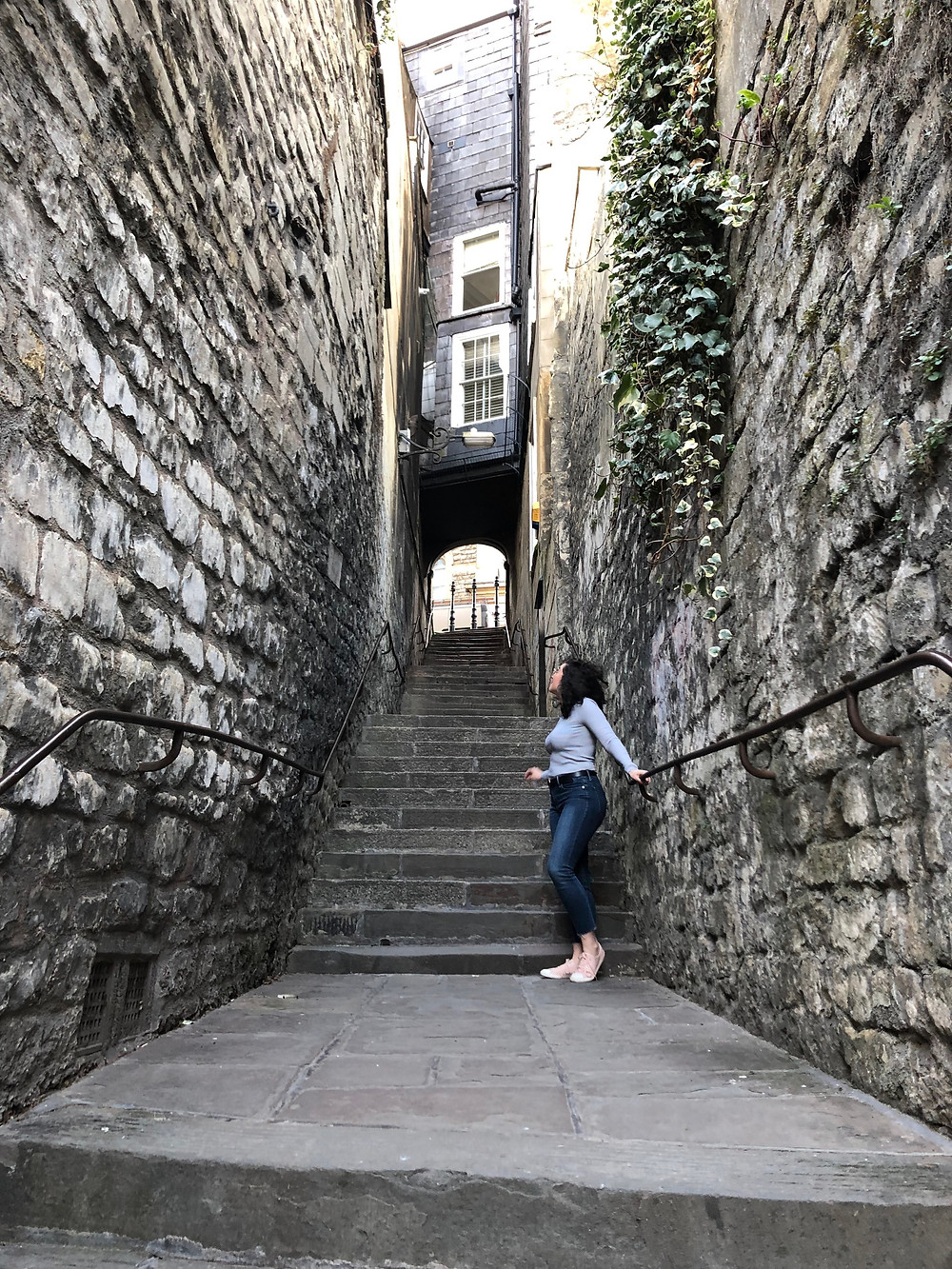 Super cool stairway we found on our walk.