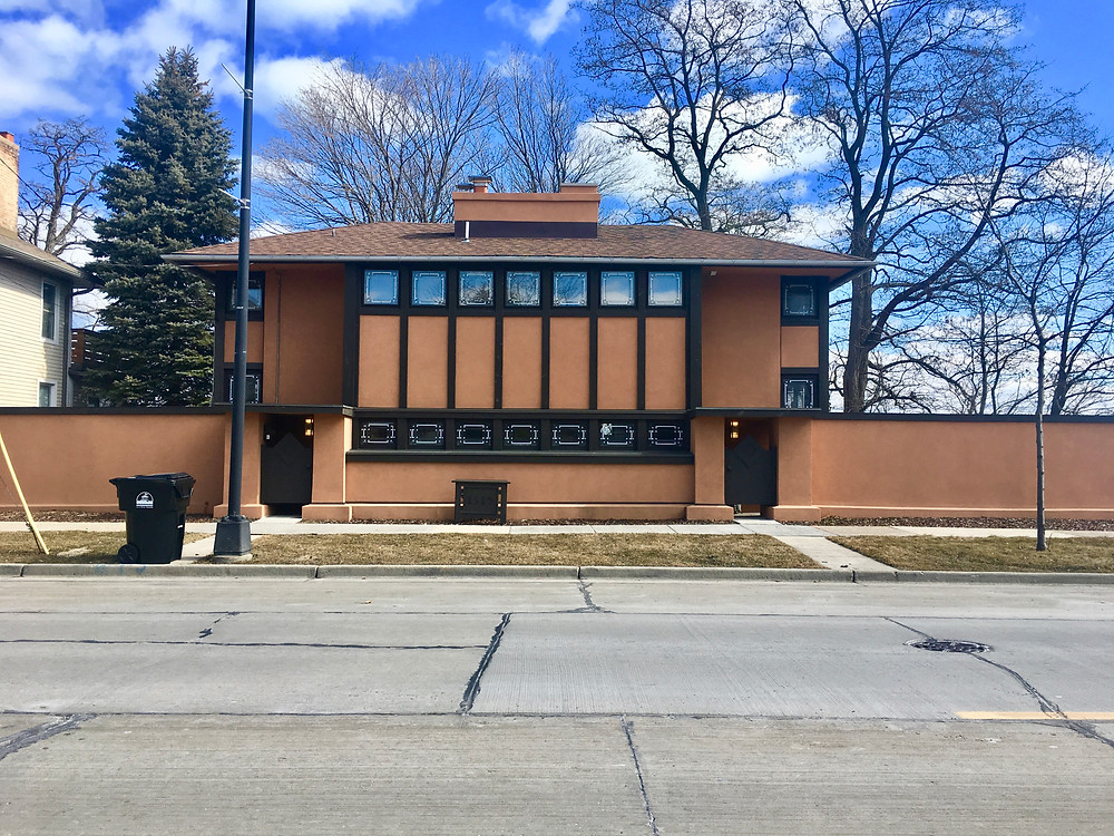 Thomas Hardy House by Frank Lloyd Wright in Racine, WI