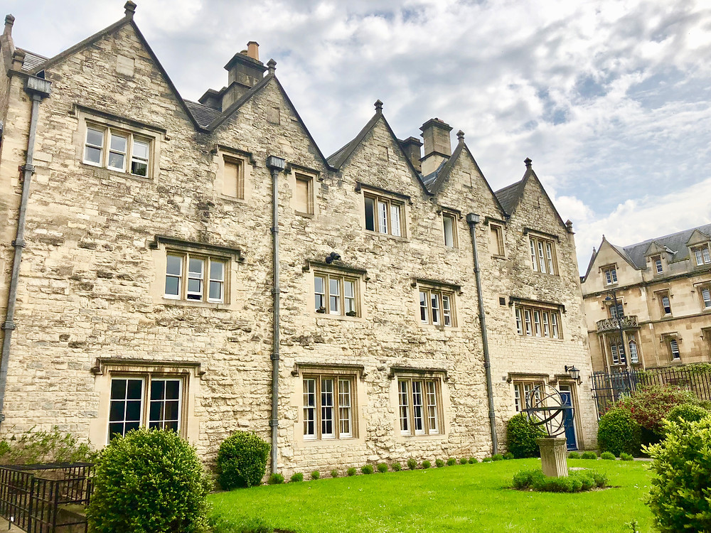University of Oxford, a building on the campus.