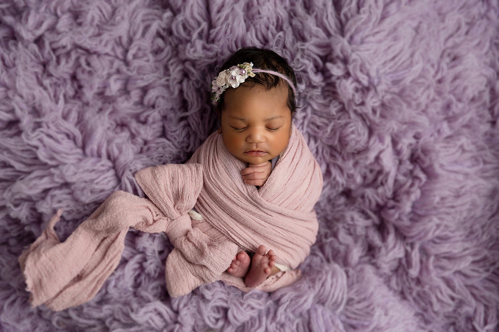 Newborn photography, in a Wichita Kansas Studio