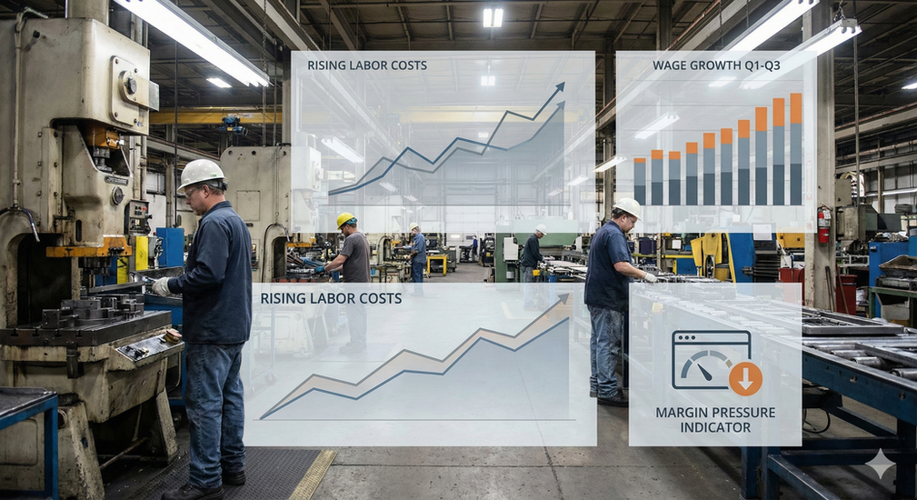 Rising Labor Costs and Margin Pressure for Manufacturing firms in illinois