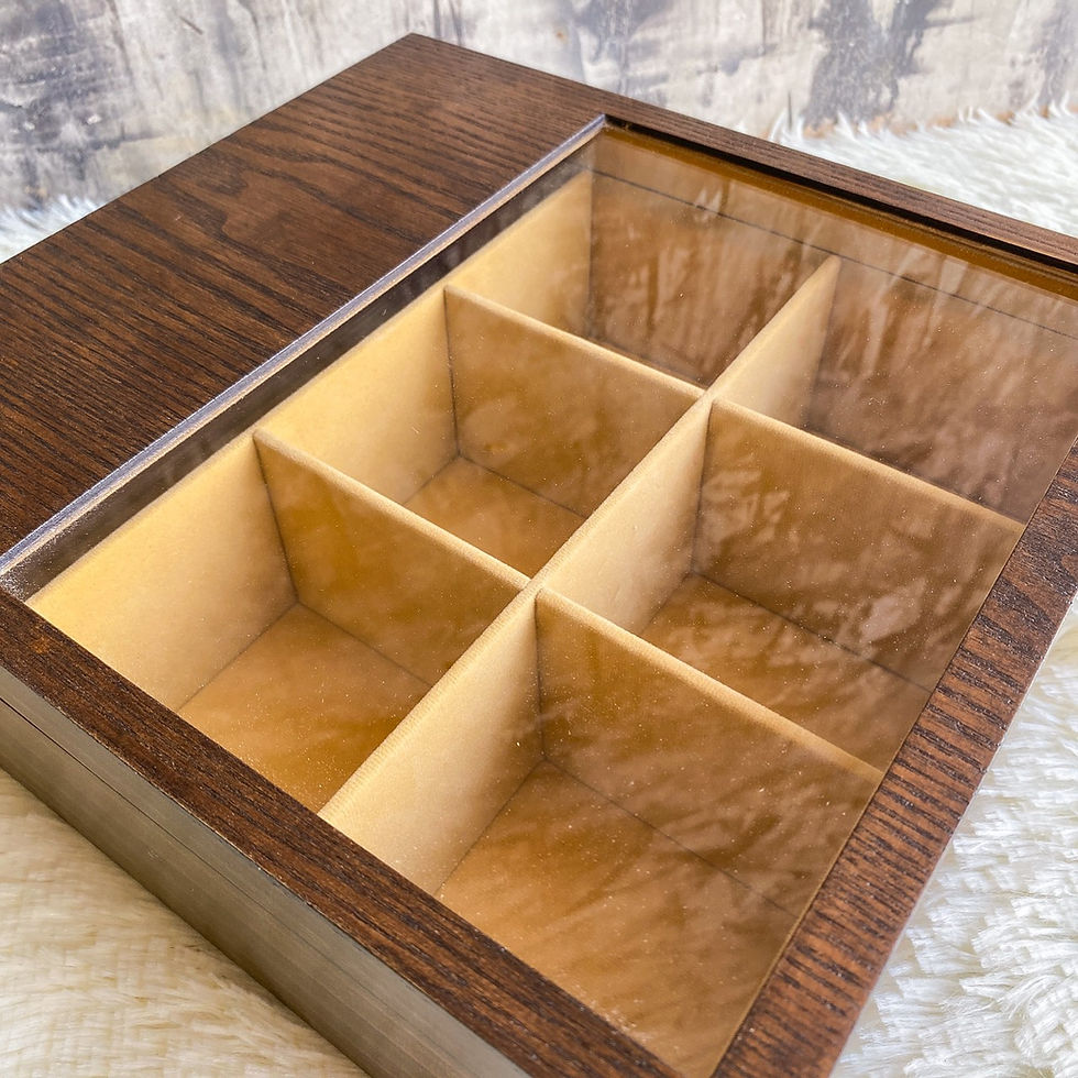 Thumbnail: กล่องไม้สน ฝาอะคริลิค (Wooden box)