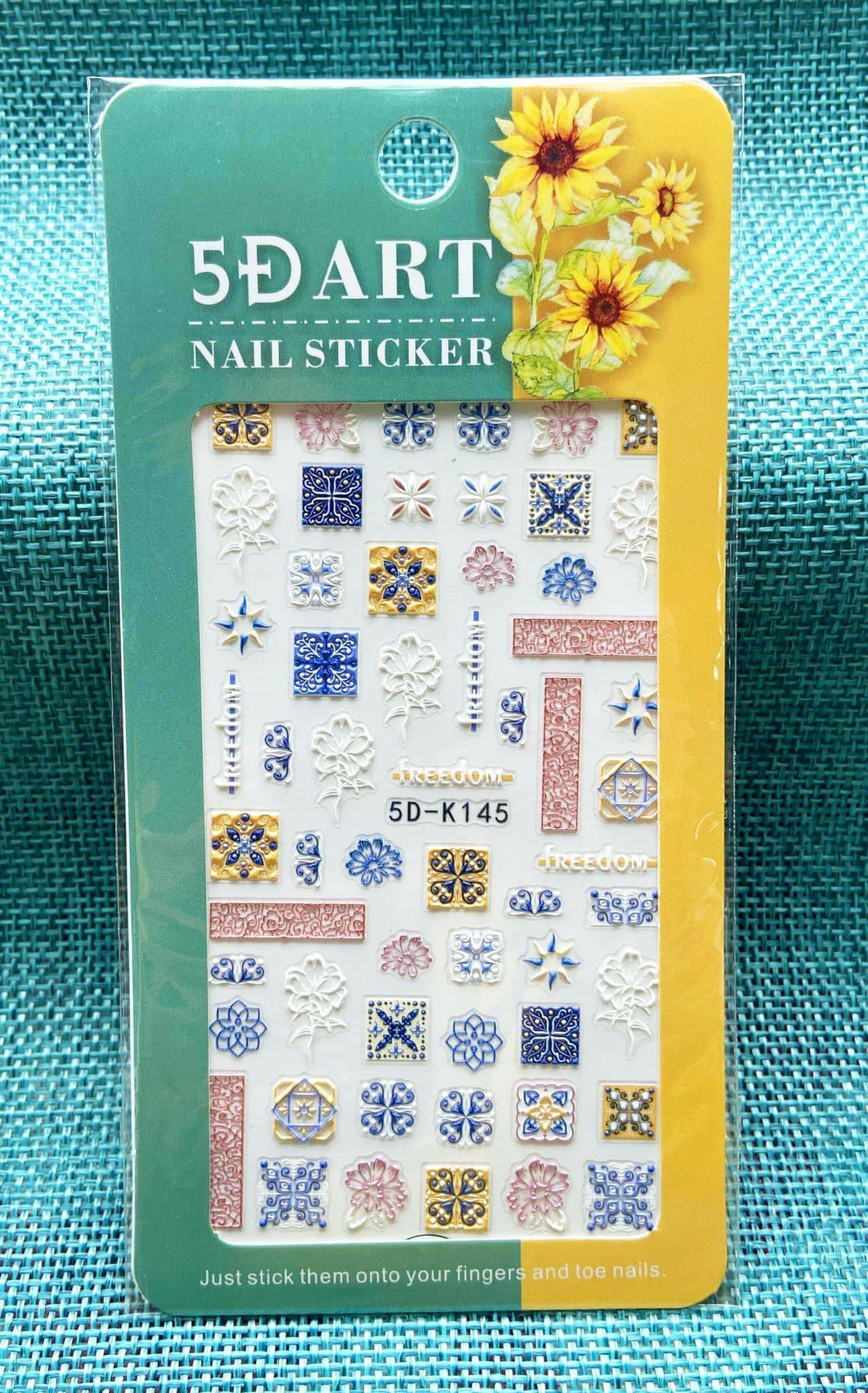 ❤️Stickers nail art 5D (k145)