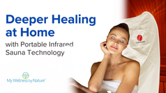 Woman enjoying sauna therapy