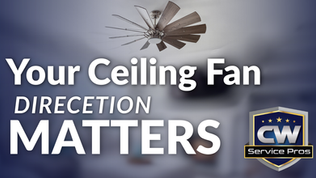 The direction your ceiling fan spins can make a big difference in how warm or cool a room feels