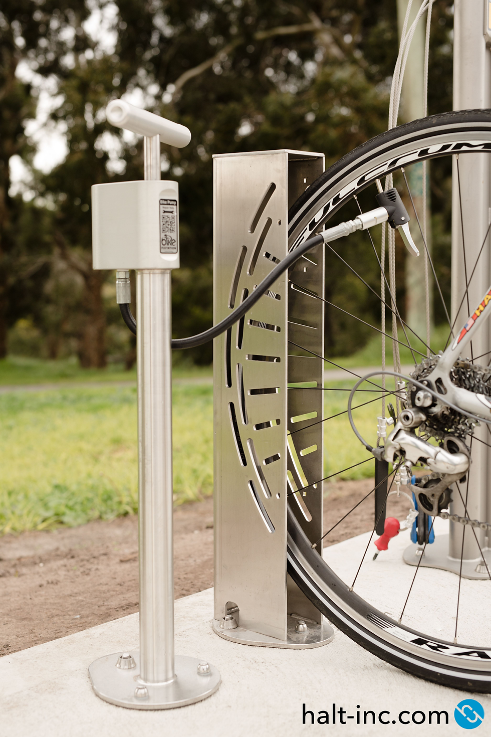 This is bike repair stand - Halt Equipment