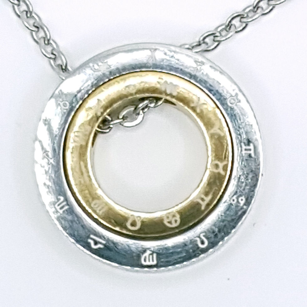 Miniatura: Zodiac double ring Pendant