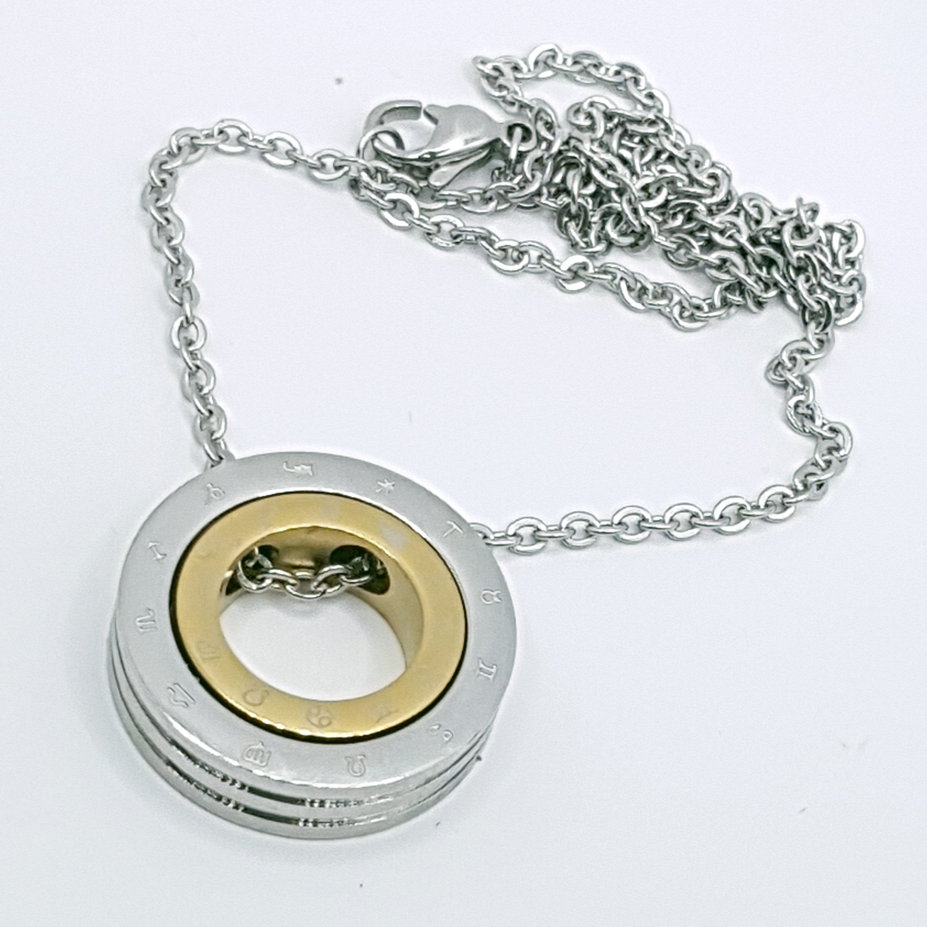 Zodiac double ring Pendant