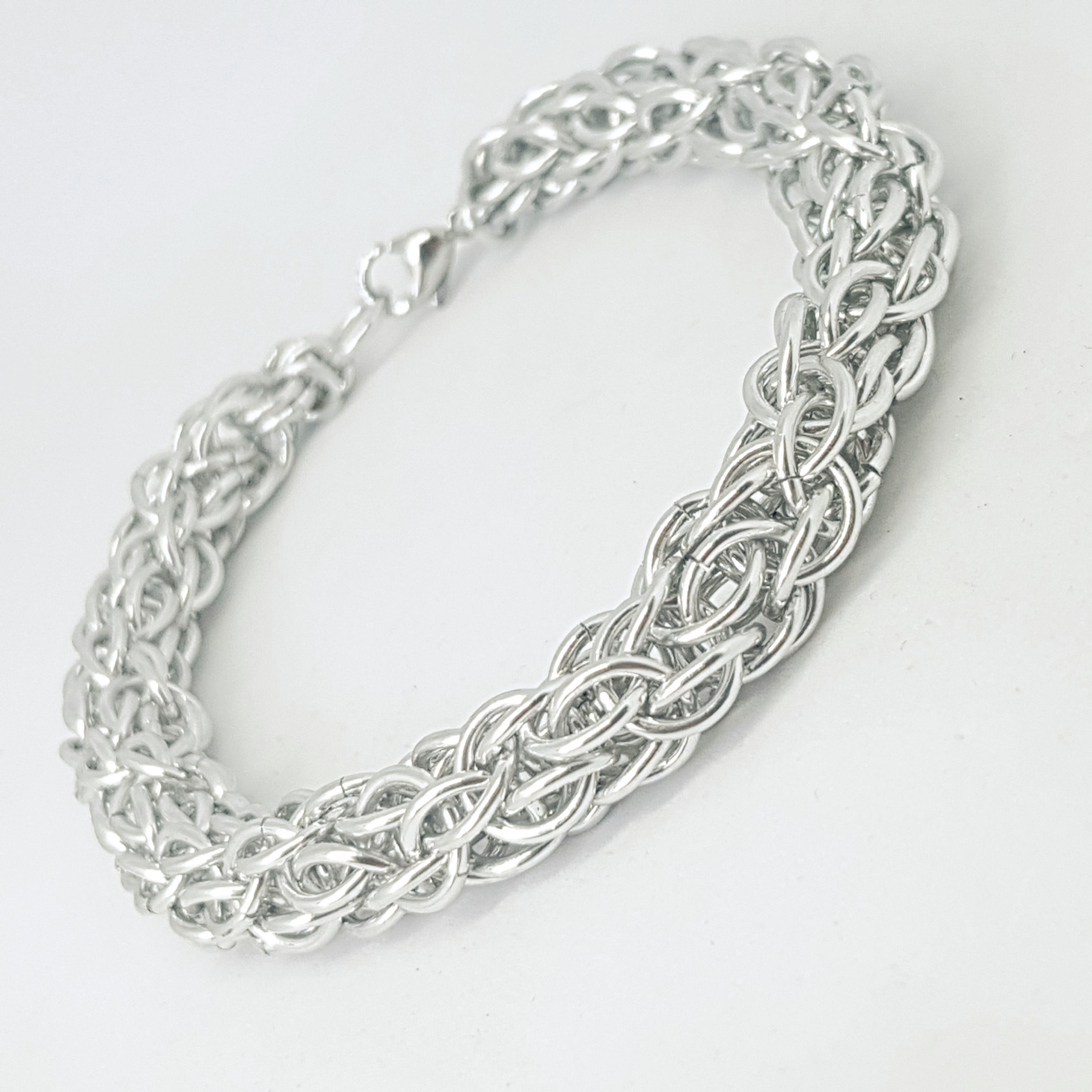 Bracelet en maille de chaîne de corde de canne de bonbon