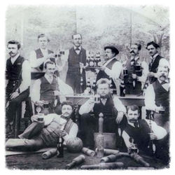 A group of Tanunda men around 1900