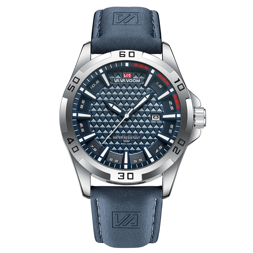 Thumbnail: VA VA VOOM Men Casual Sport Military Quartz Calendar Wrist Watch for Man Busines