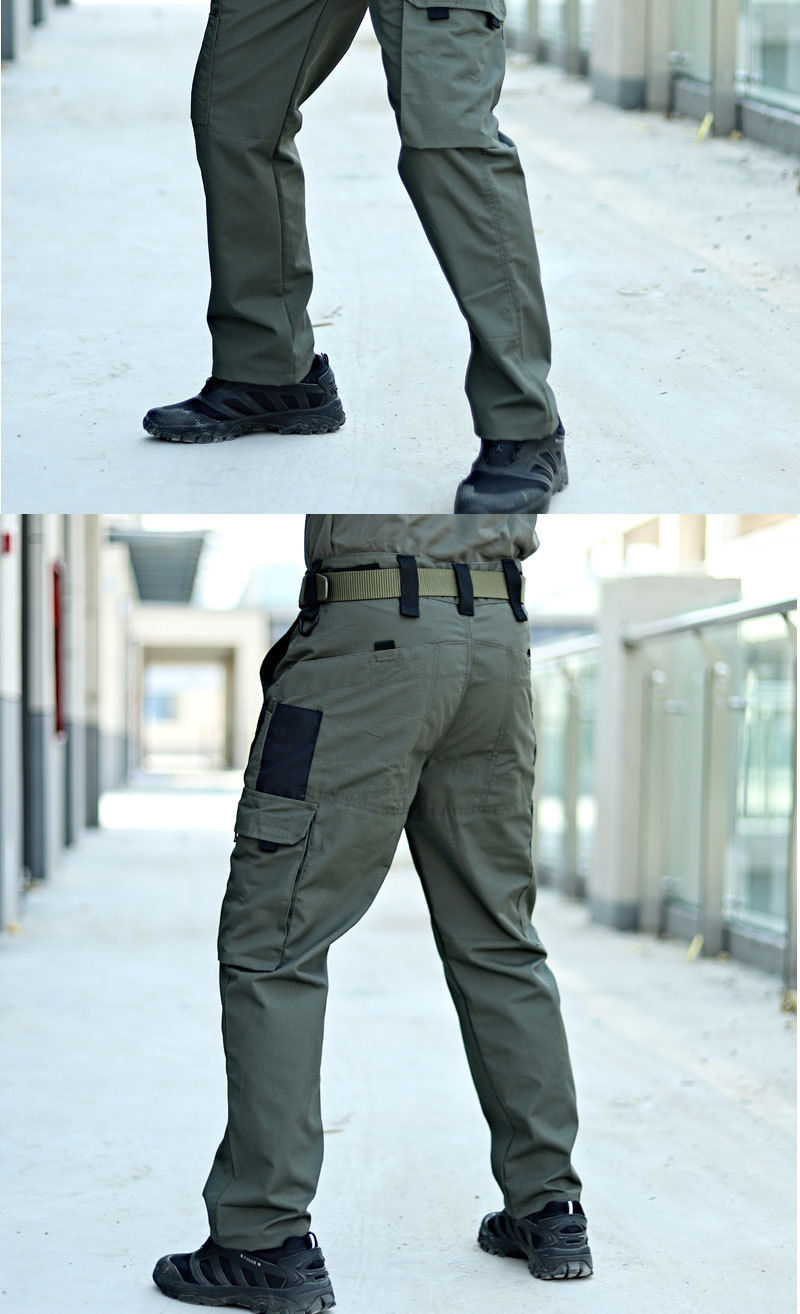 Thumbnail: New Tactical Work Pants Men Outdoor Cargo Trousers Multi-pocket Waterproof Pant 