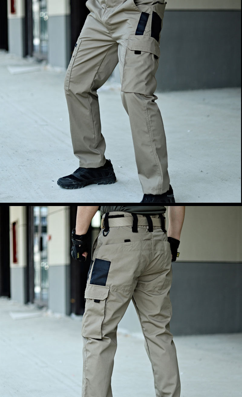 Thumbnail: New Tactical Work Pants Men Outdoor Cargo Trousers Multi-pocket Waterproof Pant 