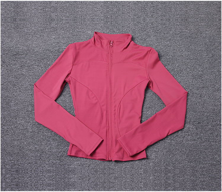 Thumbnail: Women Sport Jacket Long Sleeve Shirt Workout Coat Gym Training Clothing Yoga Spo