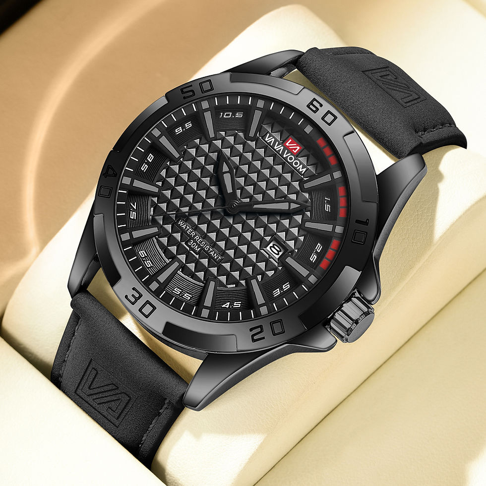 Thumbnail: VA VA VOOM Men Casual Sport Military Quartz Calendar Wrist Watch for Man Busines