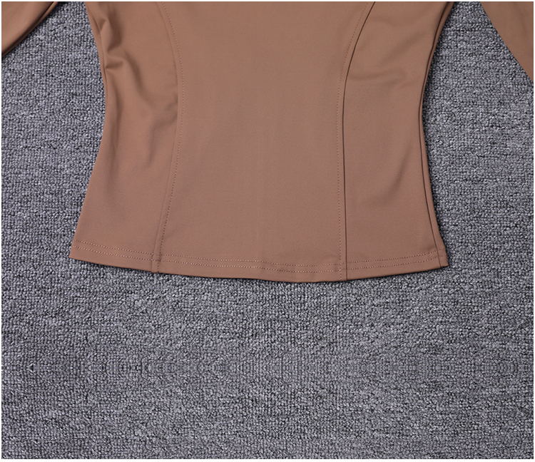 Thumbnail: Women Sport Jacket Long Sleeve Shirt Workout Coat Gym Training Clothing Yoga Spo