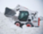 Bobcat Skid Steer removing snow Joplin