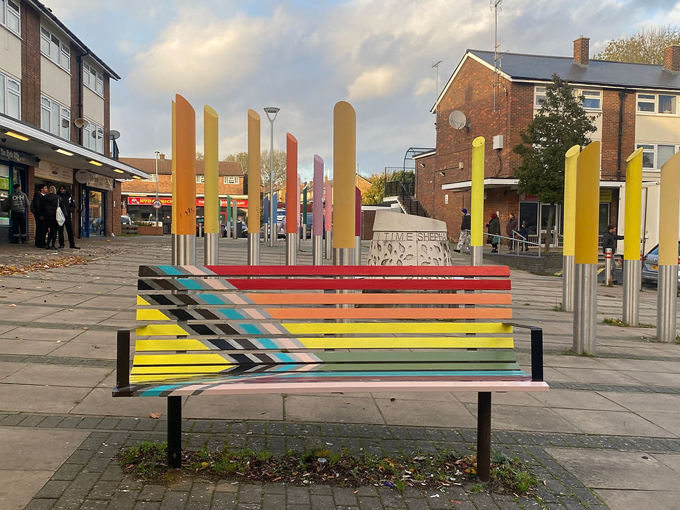 Pride in the Hyde bench