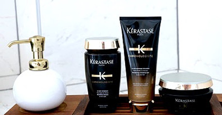 Experience the Luxury of Kerastase Chronologiste Collection at ShopFleurSalon.com. Unlock the Secrets of Revitalized Hair with Abyssine, Hyaluronic Acid, and Vitamin E. Enjoy Free Shipping, Rewards Points, and In-Salon Pick-Up in Denver, Colorado.